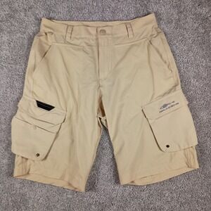 Grundéns Breakwater Fishing Shorts Mens Size 32 Sandstone Tan EUC